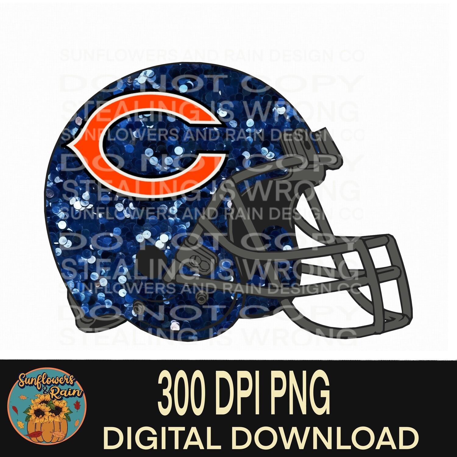 Bears helmet  glitter png file included  digital download, Sublimation design.
