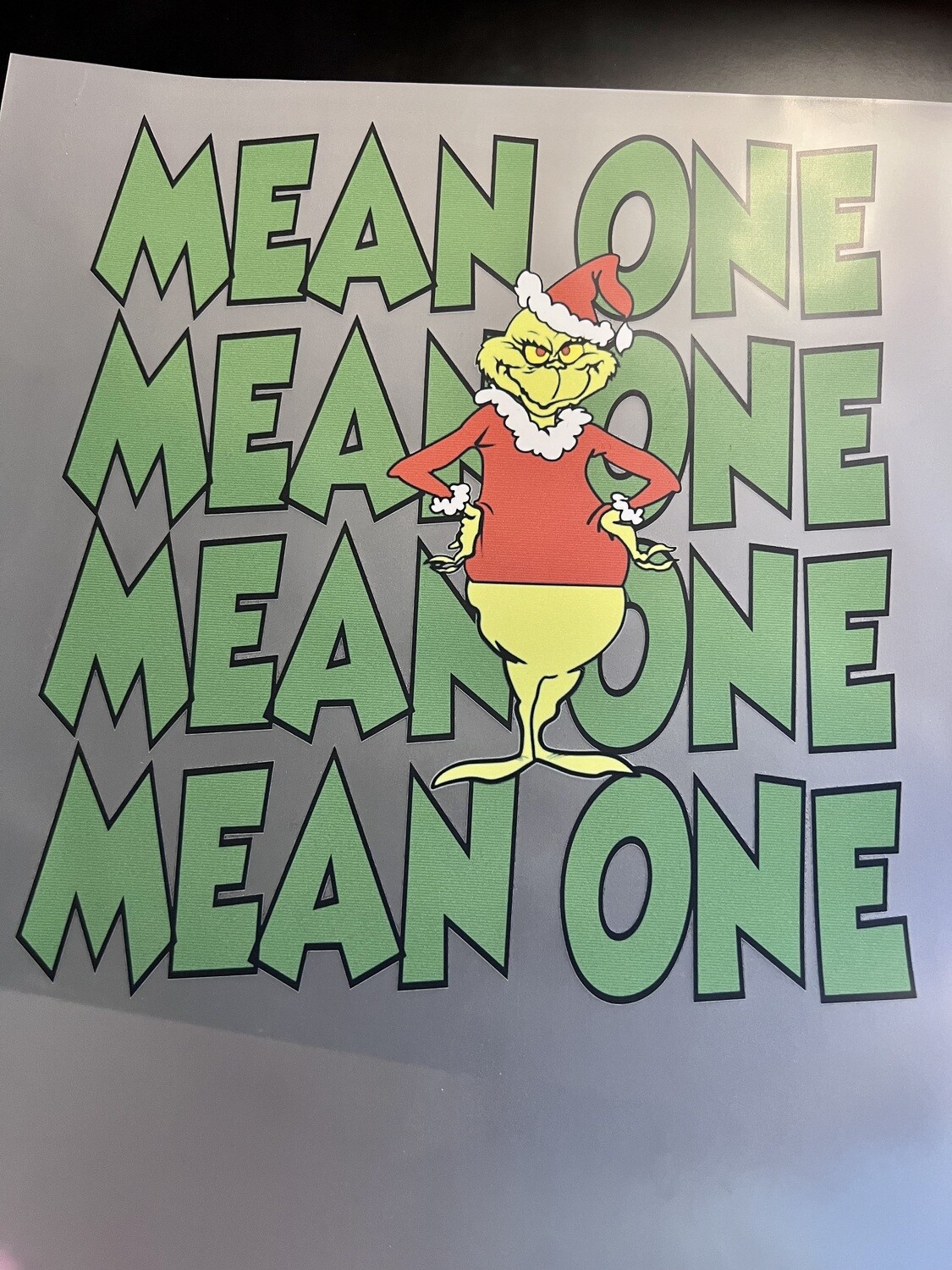 Mean one  Dtf transfer.