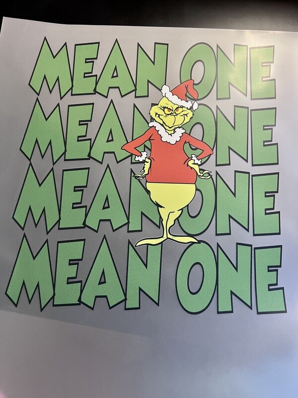Mean one  Dtf transfer.