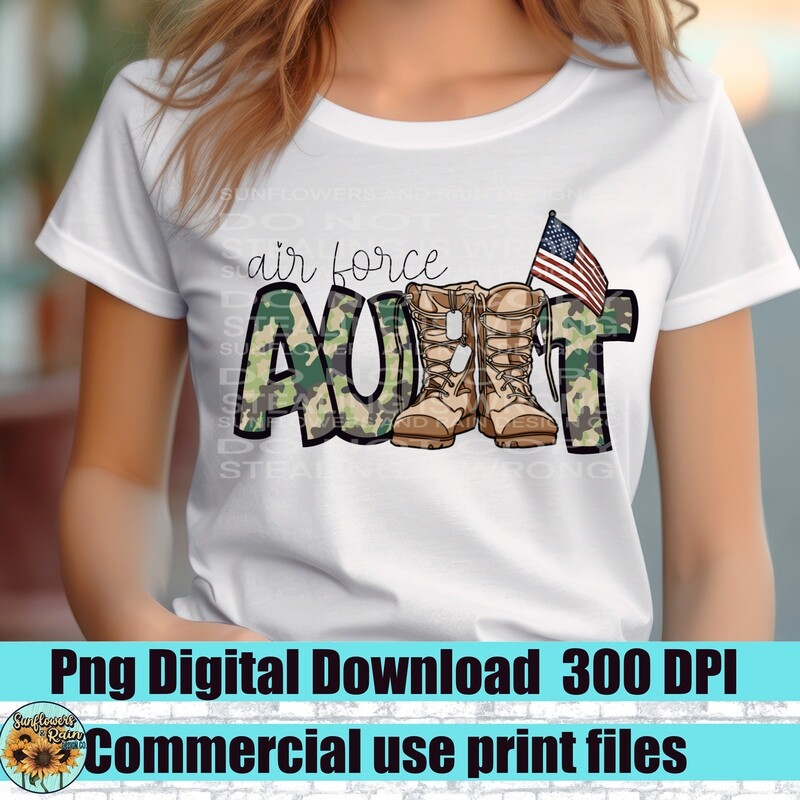 Air Force family bundle. 10 files png file for sublimation shirts