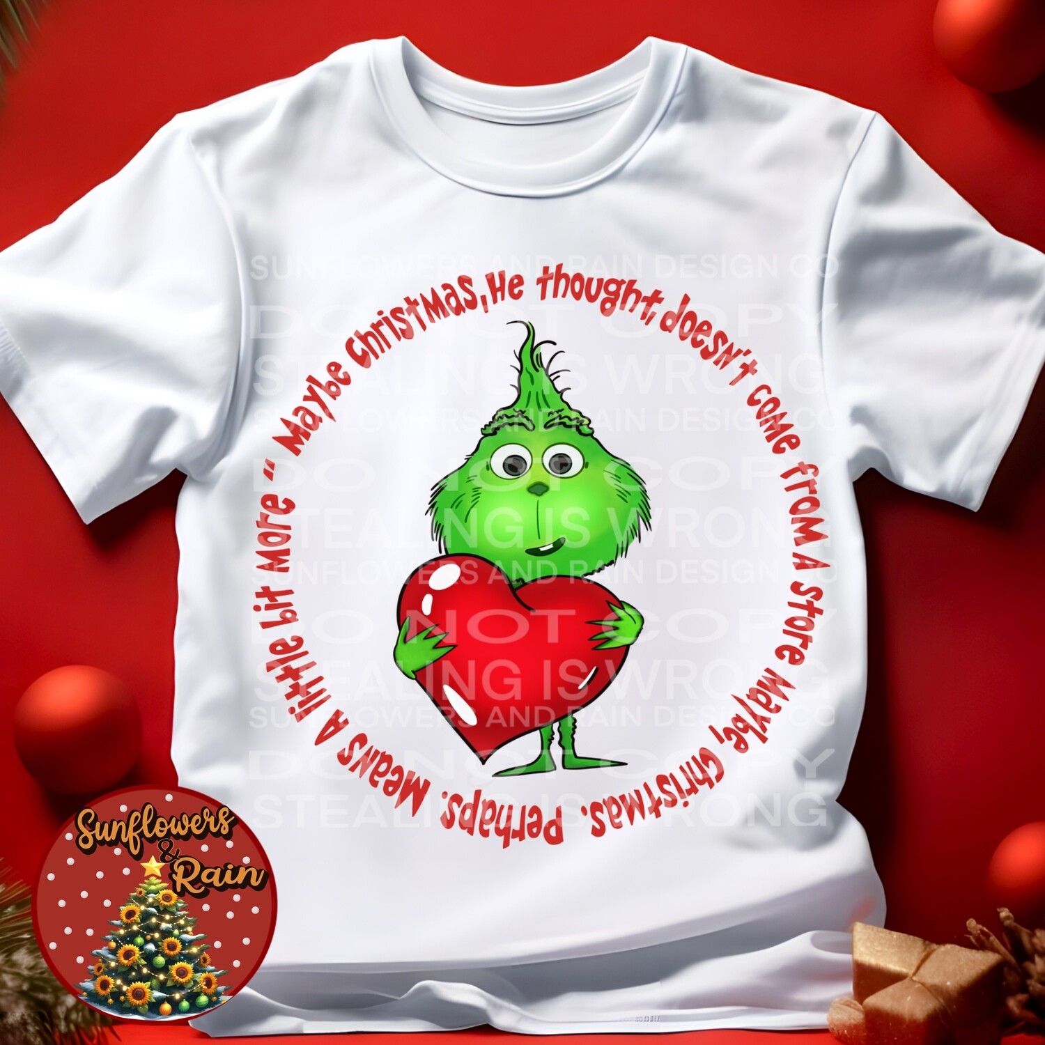 Grinch png Maybe Christmas doesn’t come from a store file digital download, Sublimation design.