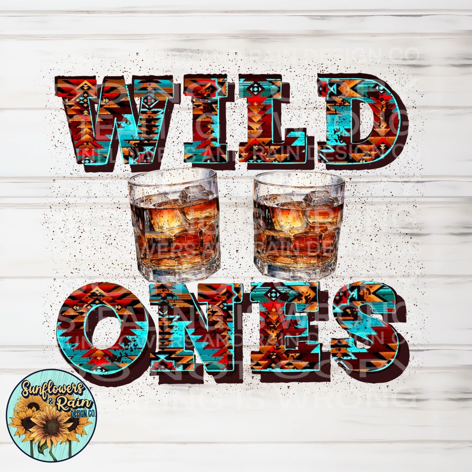 I got a thing for the wild ones.  Png file for sublimation tshirts.