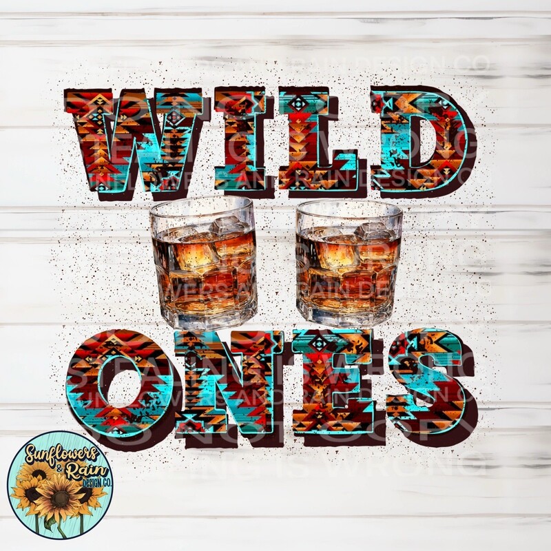 I got a thing for the wild ones.  Png file for sublimation tshirts.