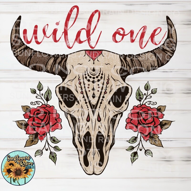 wild one western  Png file for sublimation tshirts.