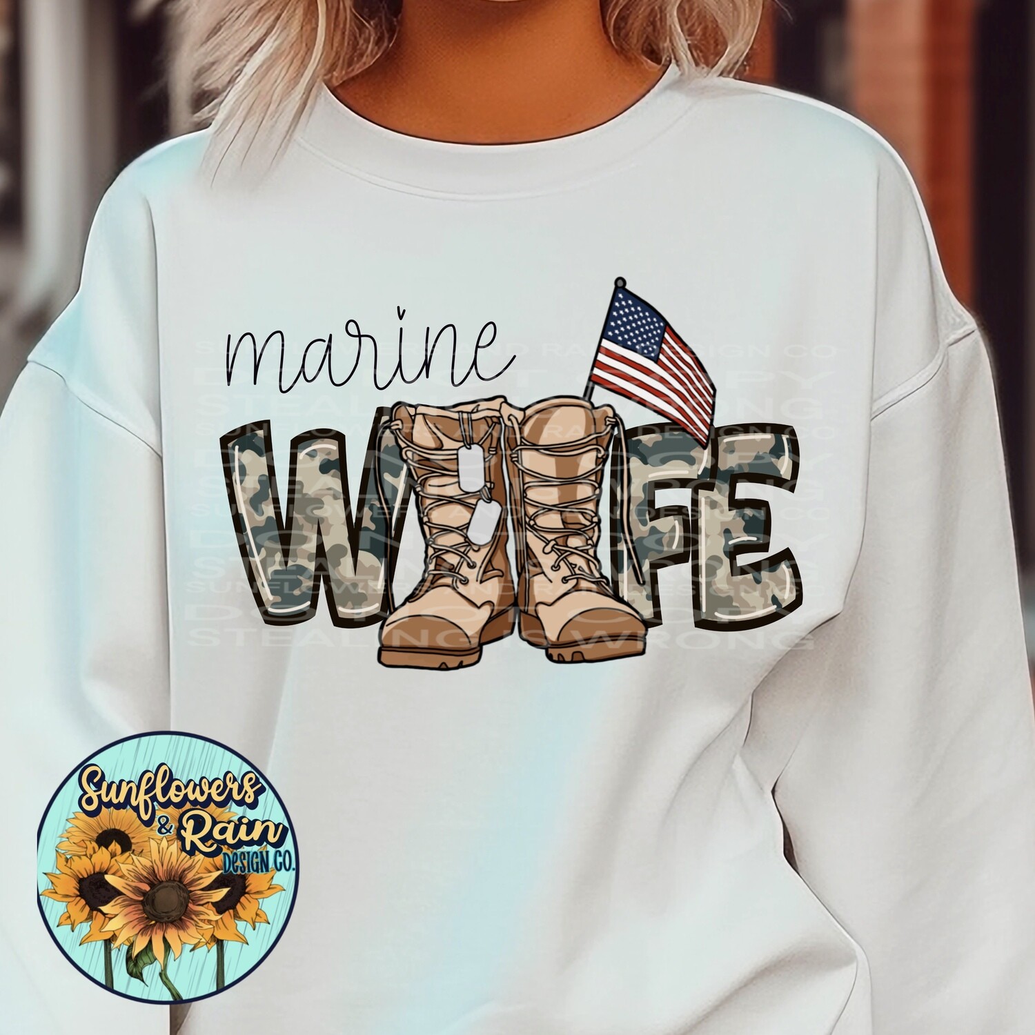 Marines wife digital download, Sublimation design.