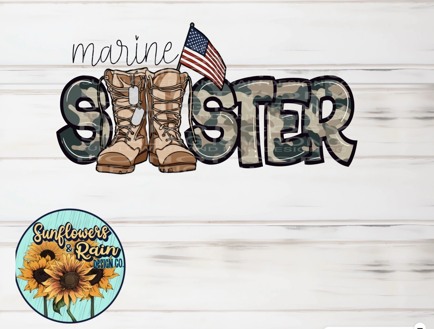 Marine  sister Dtf transfer.