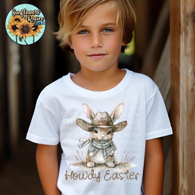 Howdy Easter png file digital download, Sublimation design.