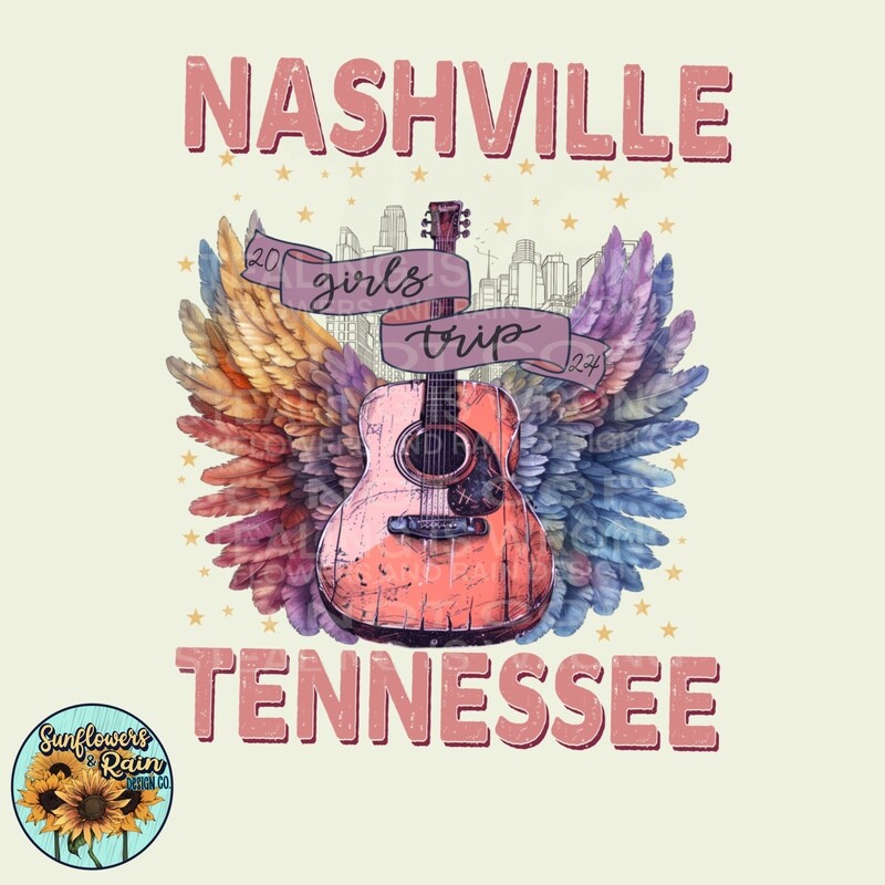 Nashville TN girls trip   png file,digital download, Sublimation design.