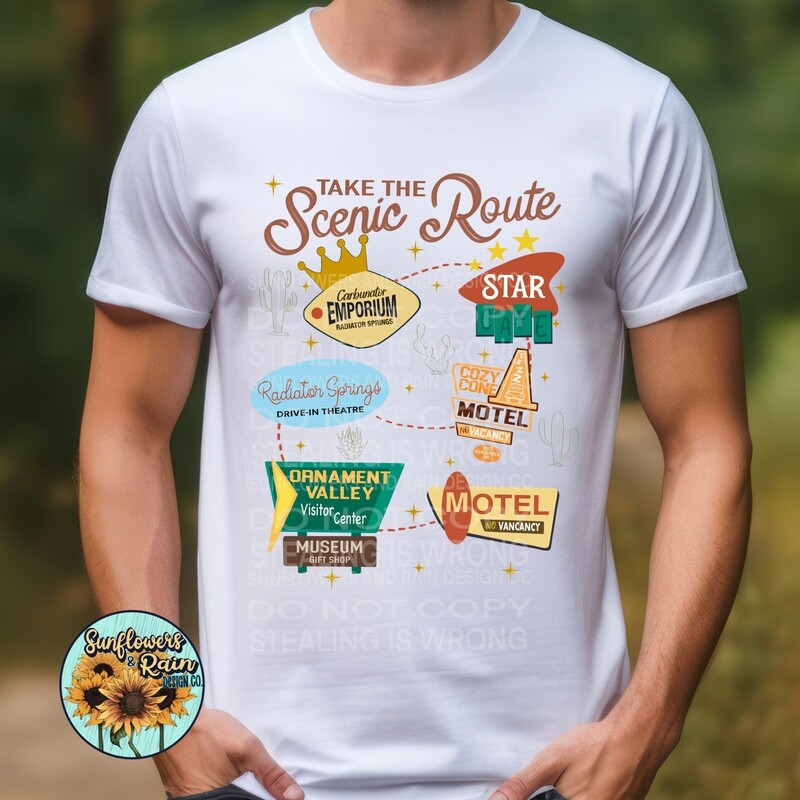 Radiator Springs. Cars png file included  digital download, Sublimation design.