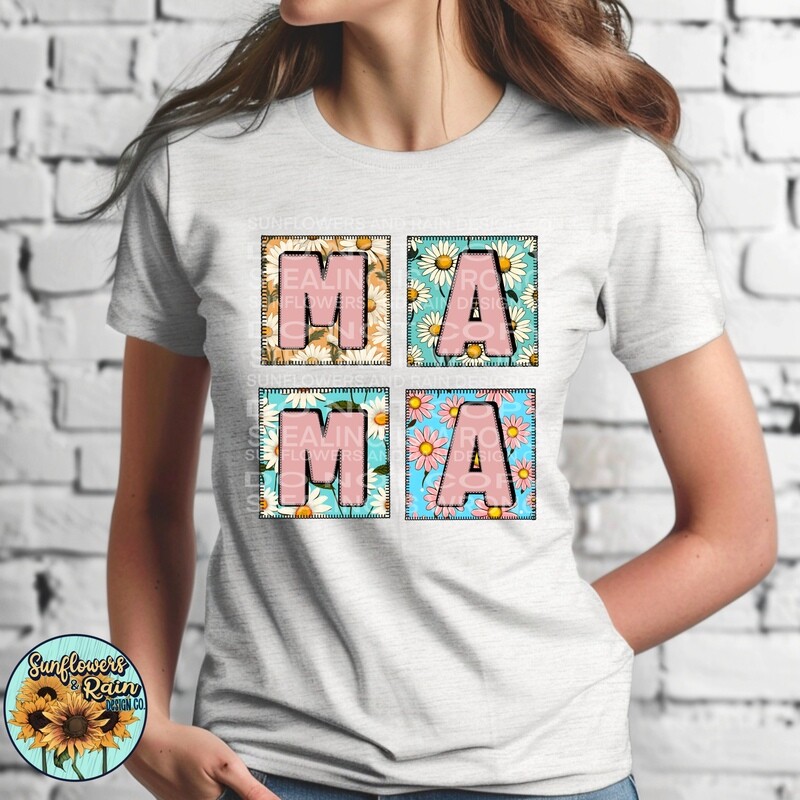 Patchwork Mama  PNG-Sublimation Design Download-Mama sublimation, mom png, retro mama png, summer mama png, spring mama png, vintage mama png