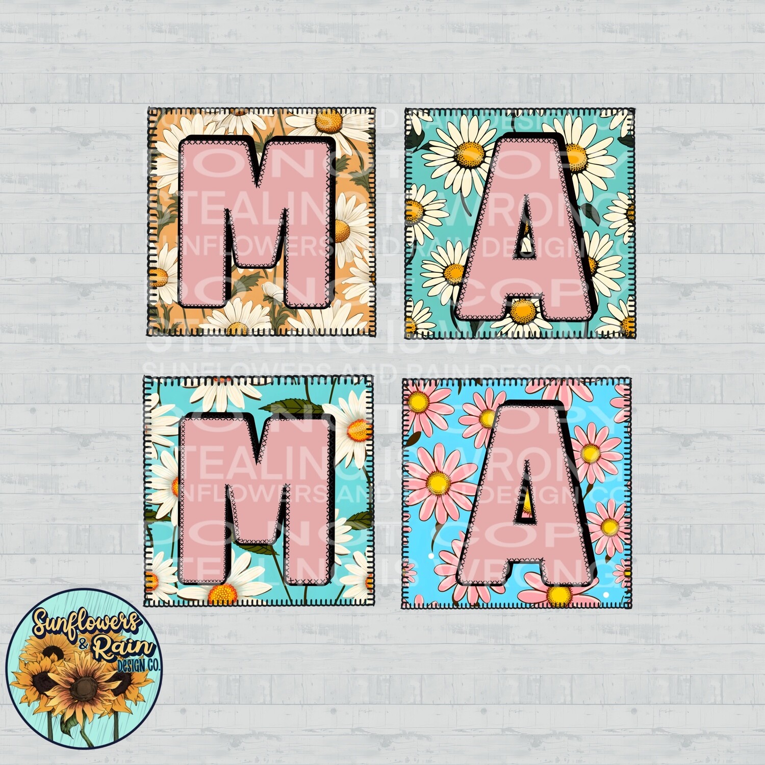 Patch MAMA  Dtf transfer.