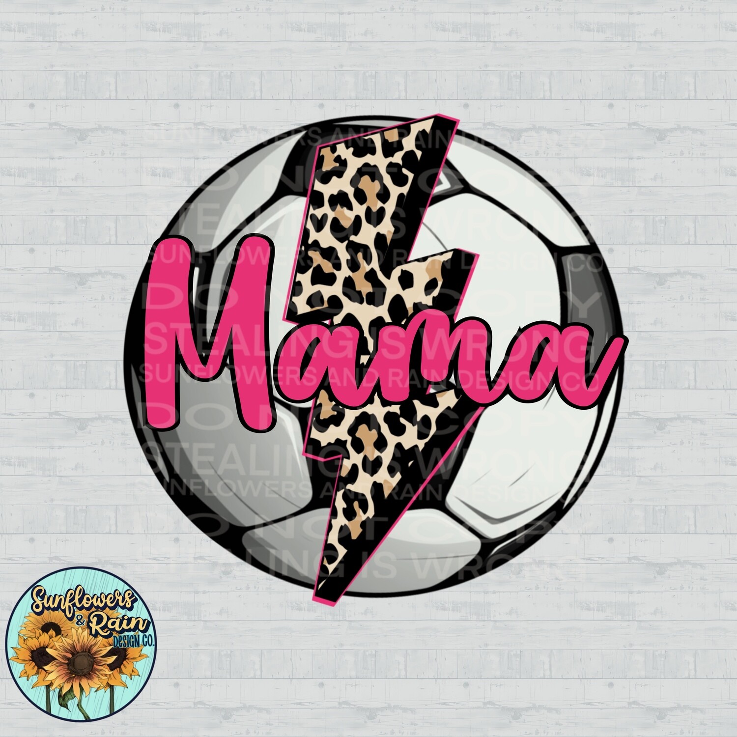 Soccer Mama , leopard print lighting bolt png file included digital download, Sublimation design.