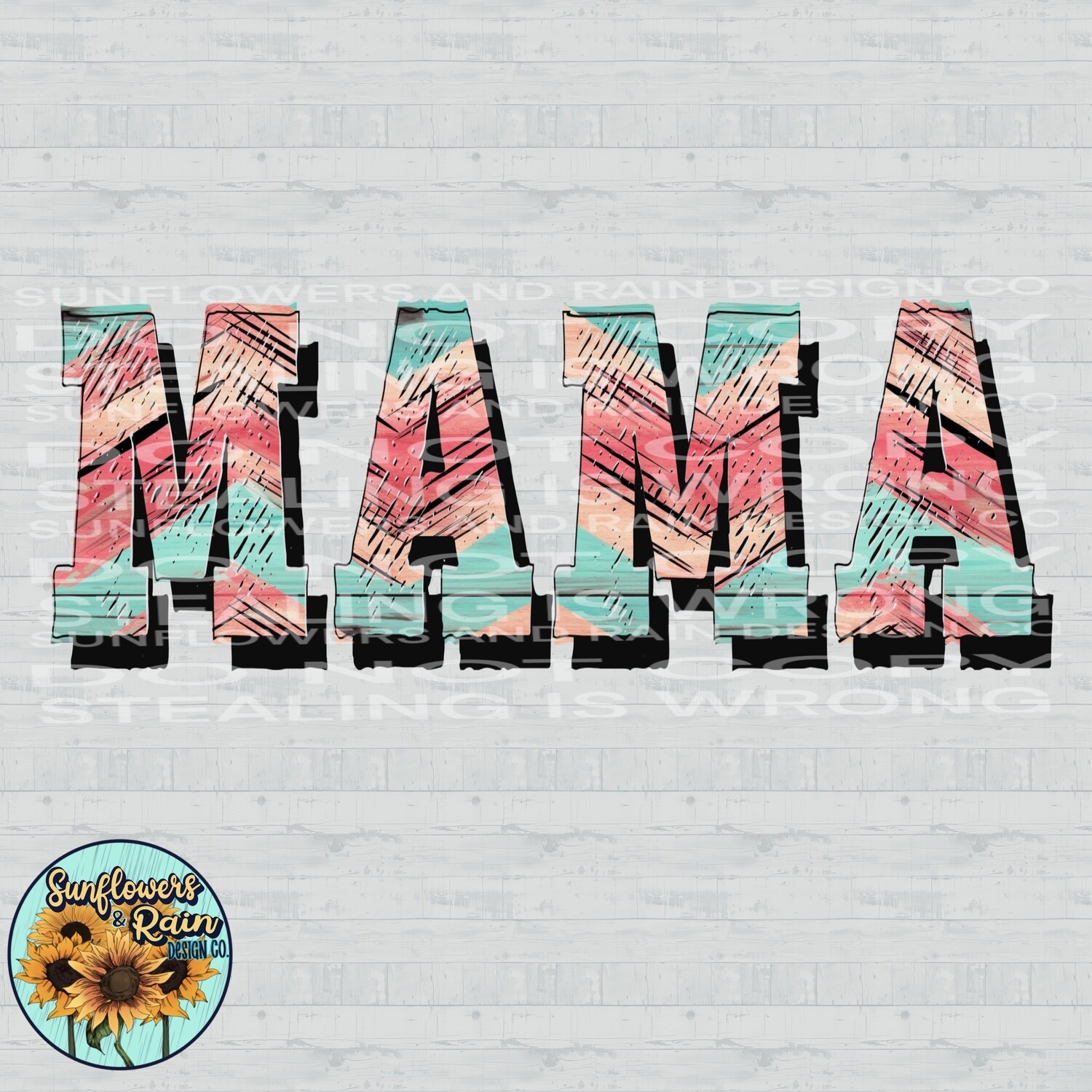 Mama pink and blue png file included digital download, Sublimation design.