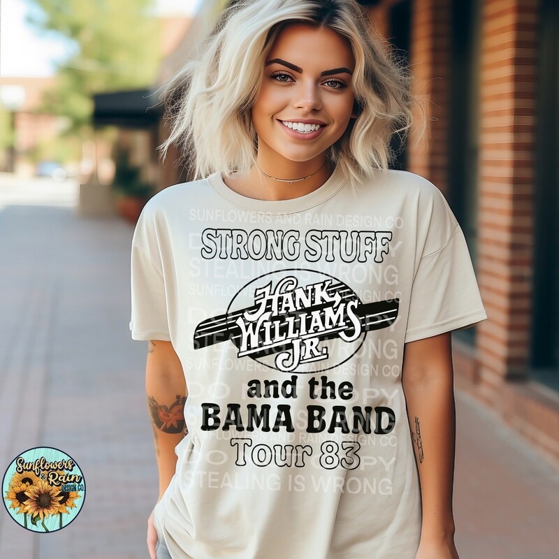 Hank Williams Jr png file included digital download, Sublimation design.