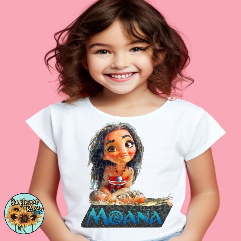 Moana png file included digital download, Sublimation design.