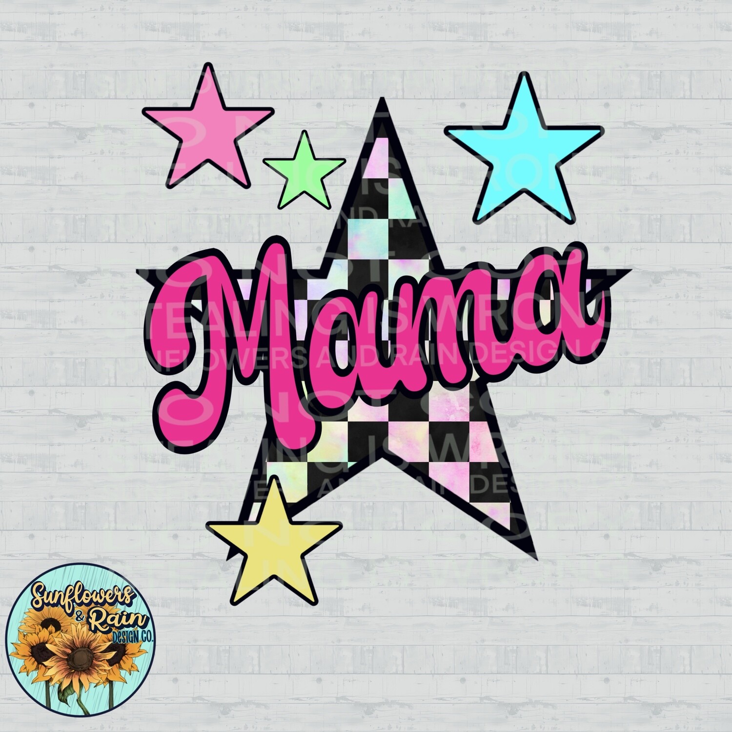 Retro mama png file included digital download, Sublimation design.