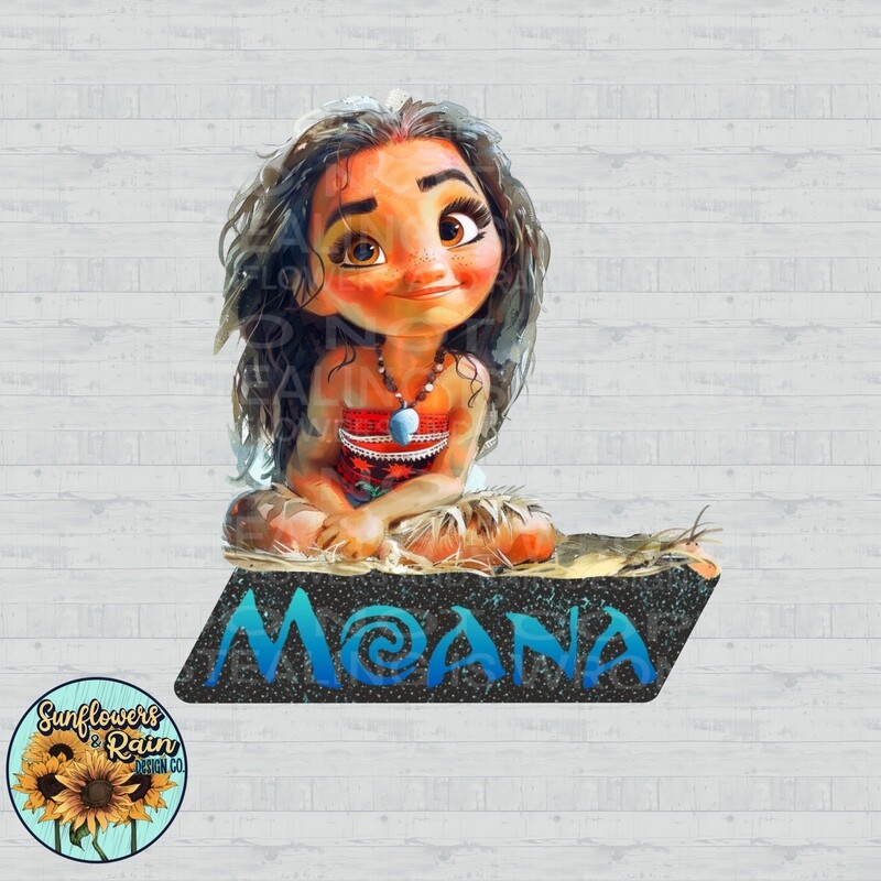 Moana png file included digital download, Sublimation design.