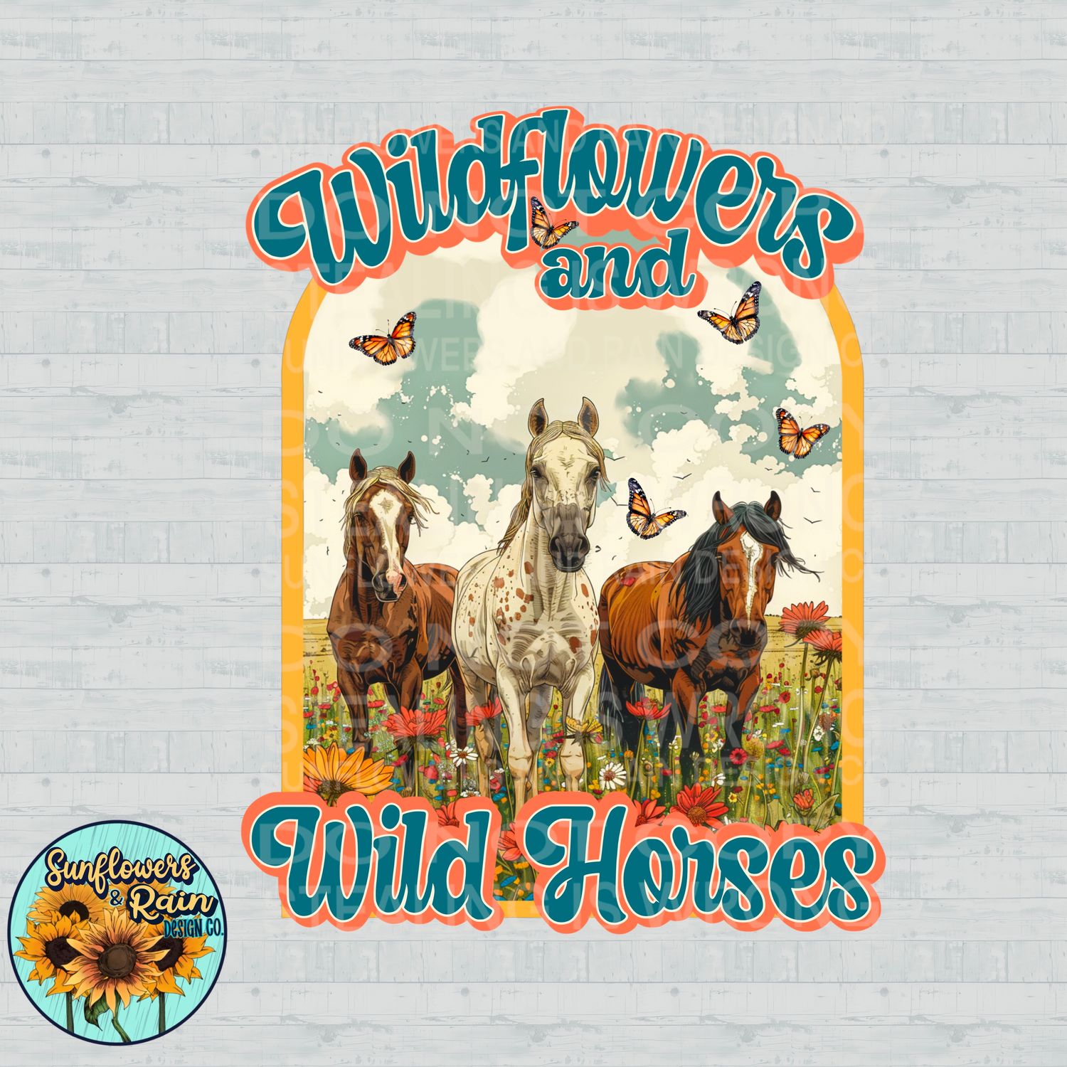 Wildflowers and wild horses, country music, Lainey  Wilson  png file included digital download, Sublimation design.