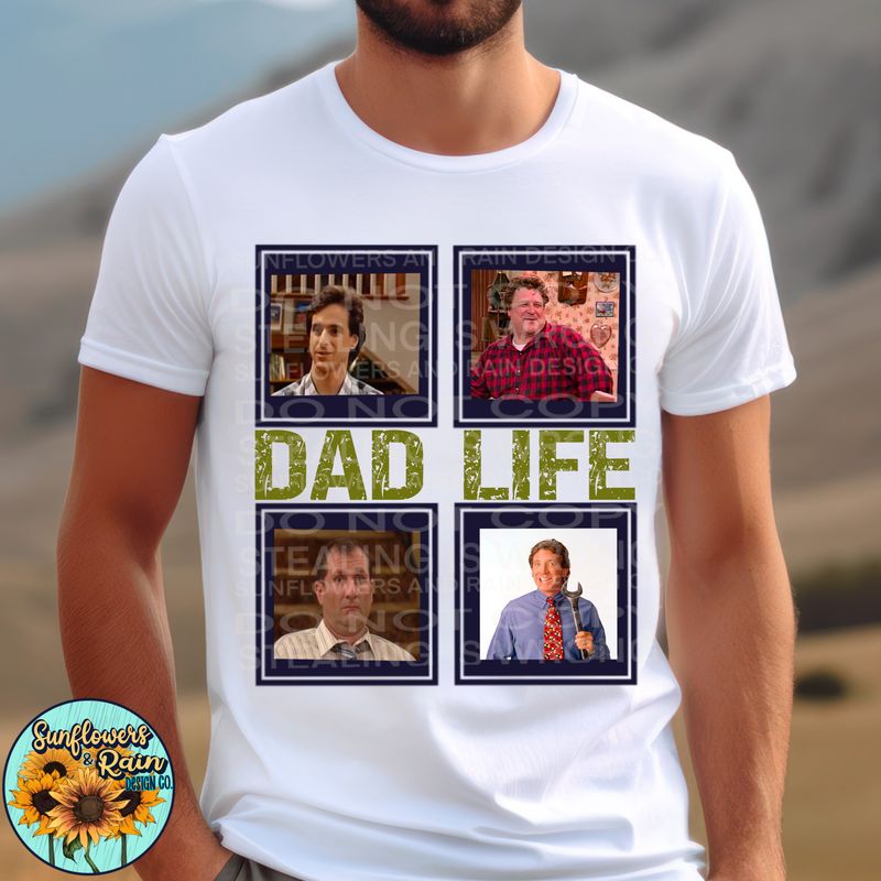Dad life , 90s sitcom dads png file included digital download, Sublimation design.