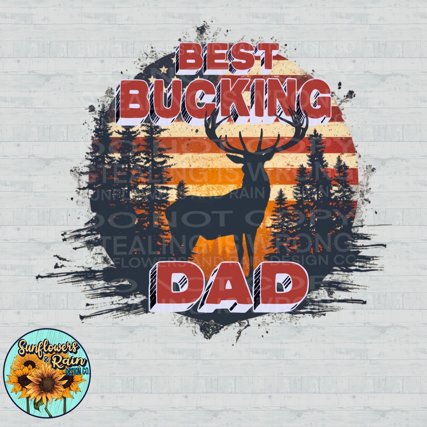 Best bucking dad png file included digital download, Sublimation design.