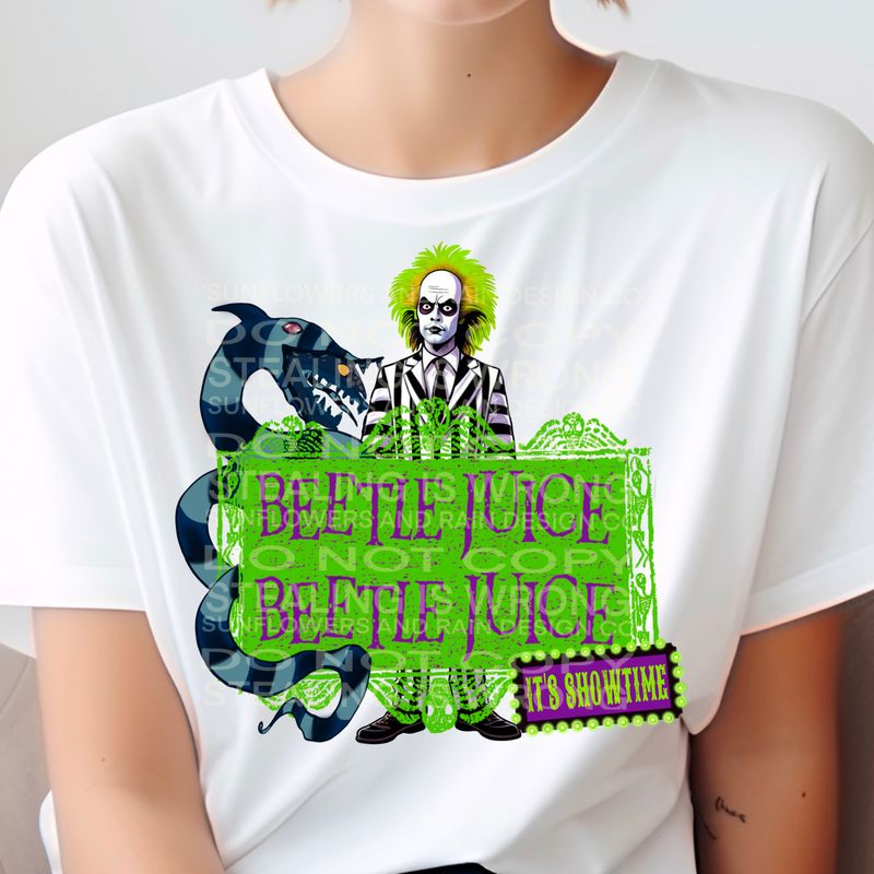 BeetleJuice Png Sublimation file.  Digital download only