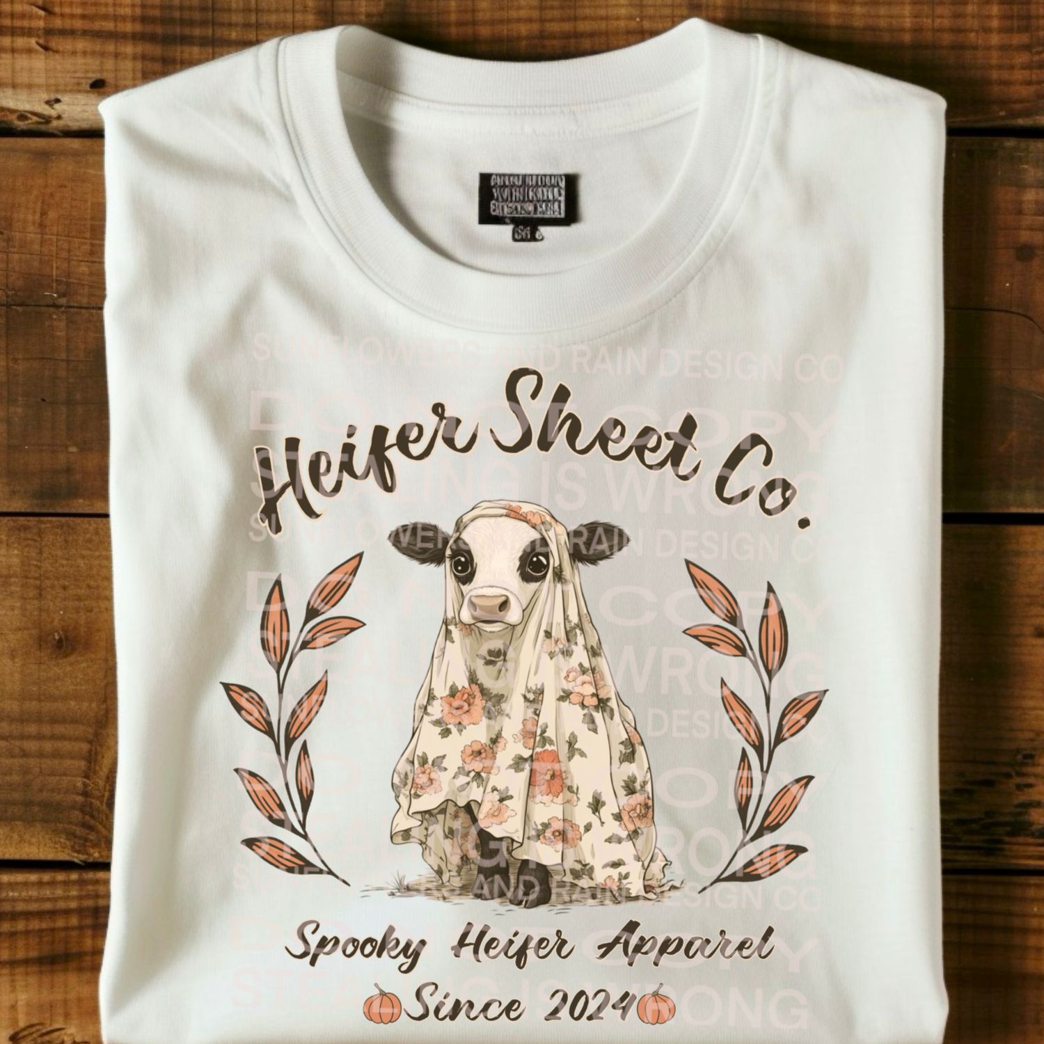 Coquette Heifer Sheet Co. Halloween cowPng Sublimation file.Digital download only
