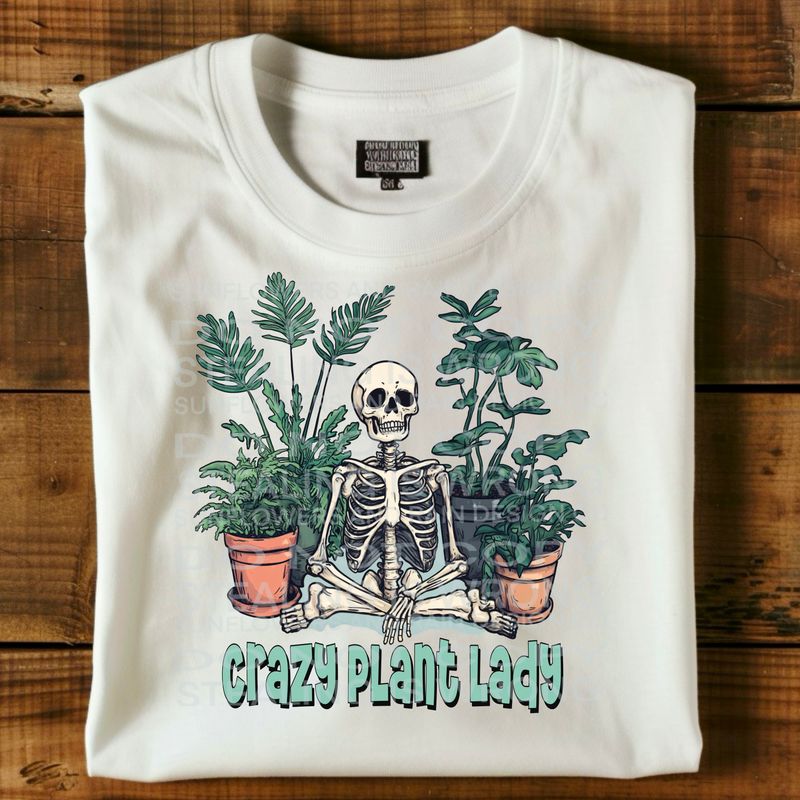 Crazy plant lady Png Sublimation file.Digital download only