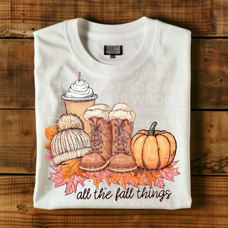 All the fall things  Png Sublimation file.Digital download only