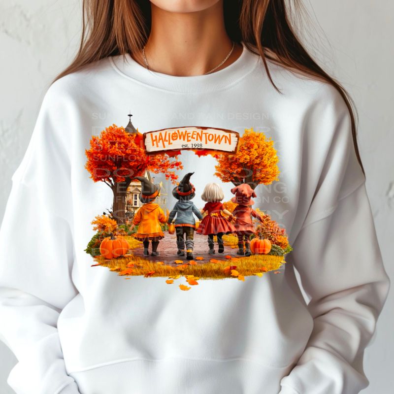 Halloweentown Png Sublimation file.Digital download only