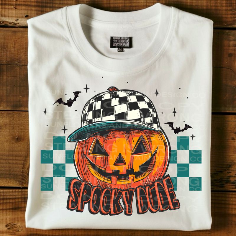 Spooky dude, pumpkin with baseball hat Png Sublimation file.Digital download only