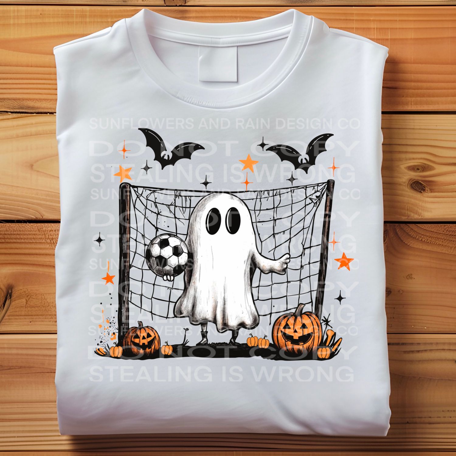 Soccer ghost Png Sublimation file.Digital download only
