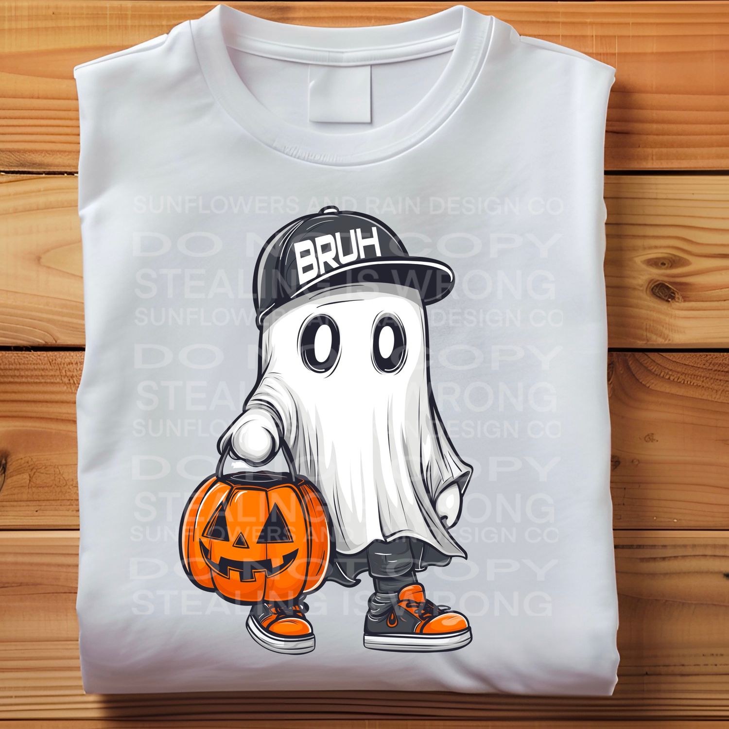 Bruh treat or treat ghost Png Sublimation file.Digital download only