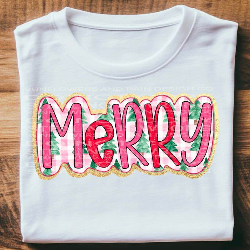 Merry Christmas doodle letters Png Sublimation file.Digital download only