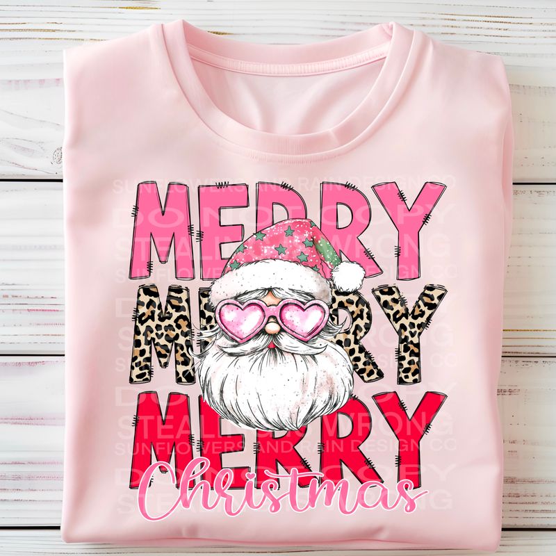 Merry Christmas Santa Png Sublimation file.Digital download only