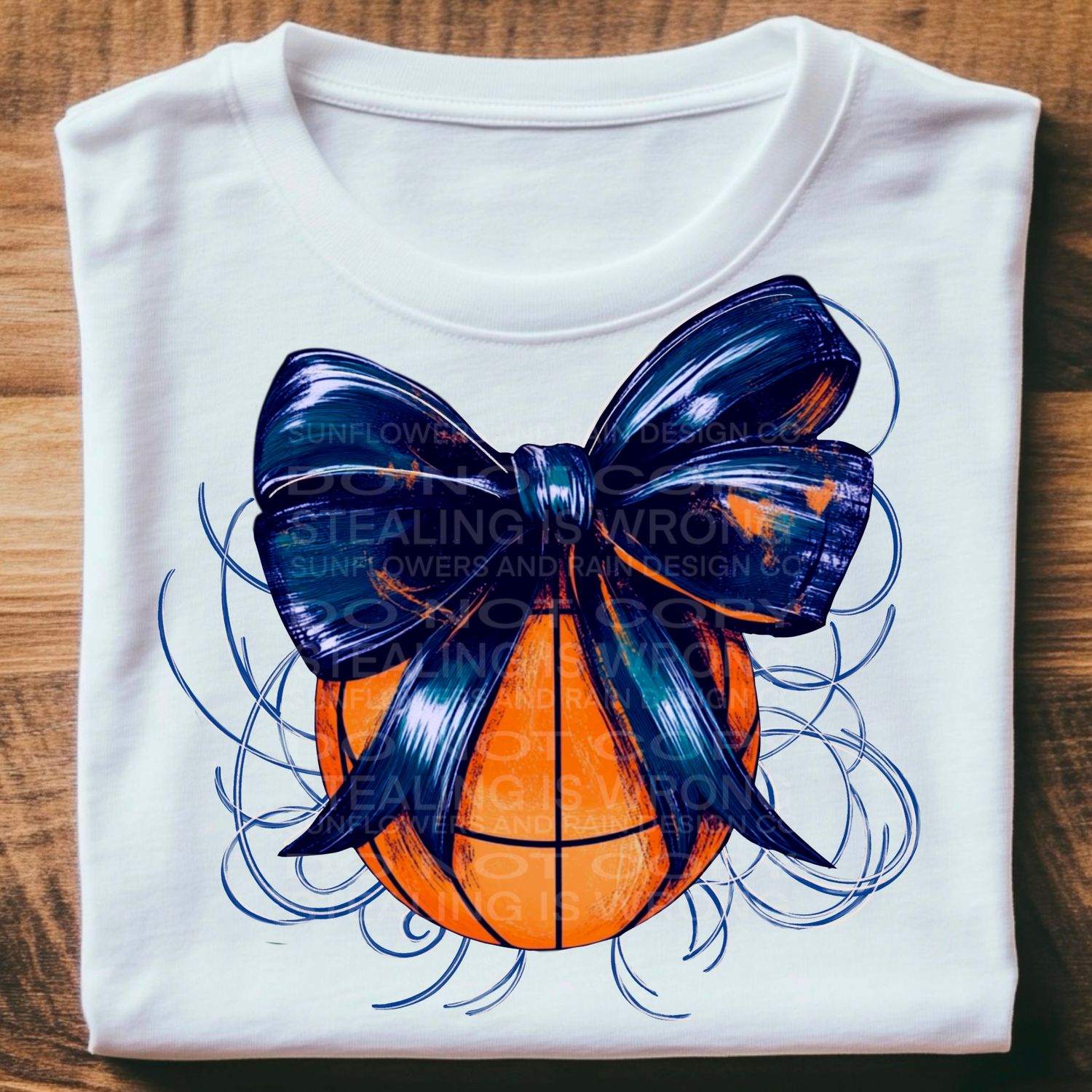 Coquette basketball blue bow Png Sublimation file.Digital download only
