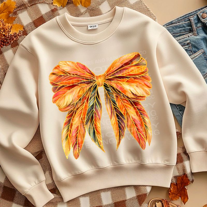 Feather coquette bow Png Sublimation file.Digital download only