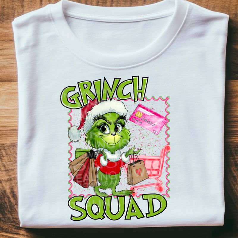 Grinch Squad  Png Sublimation file.Digital download only