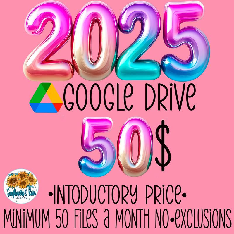 Google drive 2025. Everything I make in 2025 no exclusions ! All sales, bundles and TM included. Minimum of 50 files a month.