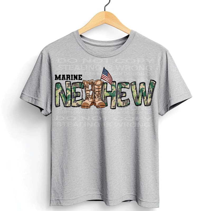 Marines Nephew digital download, Sublimation design.