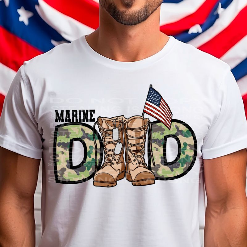 Marines Dad digital download, Sublimation design.