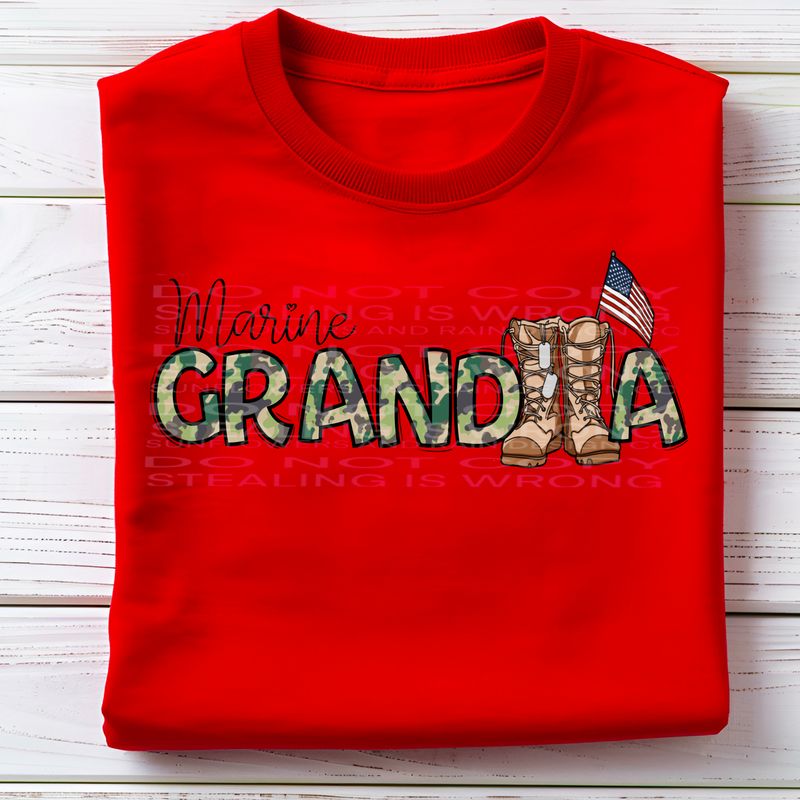 Marine grandma  digital download, Sublimation design.