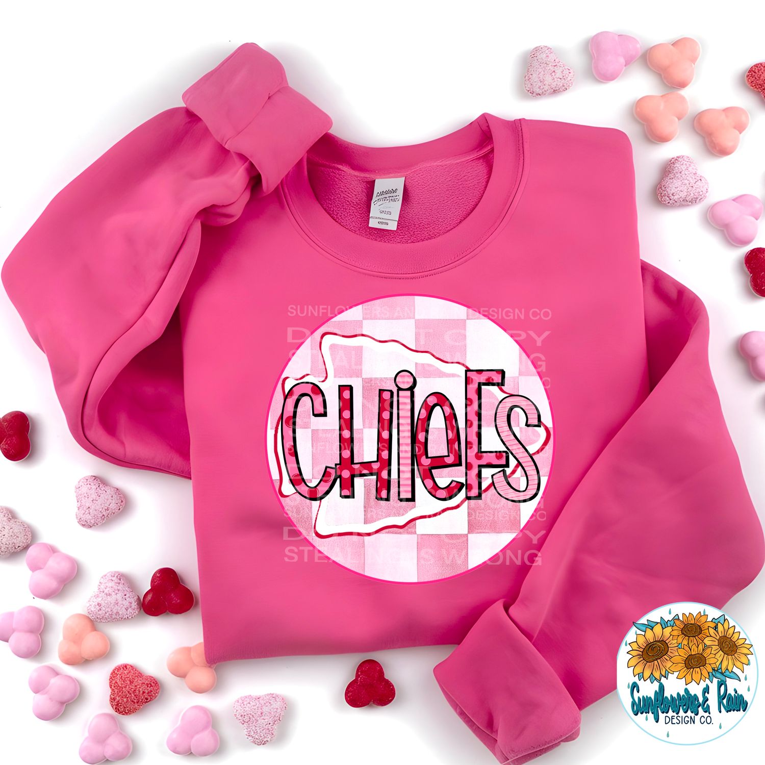 Kansas City Chiefs Valentine’s Day Png file for sublimation and dtf T-shirts and prints.