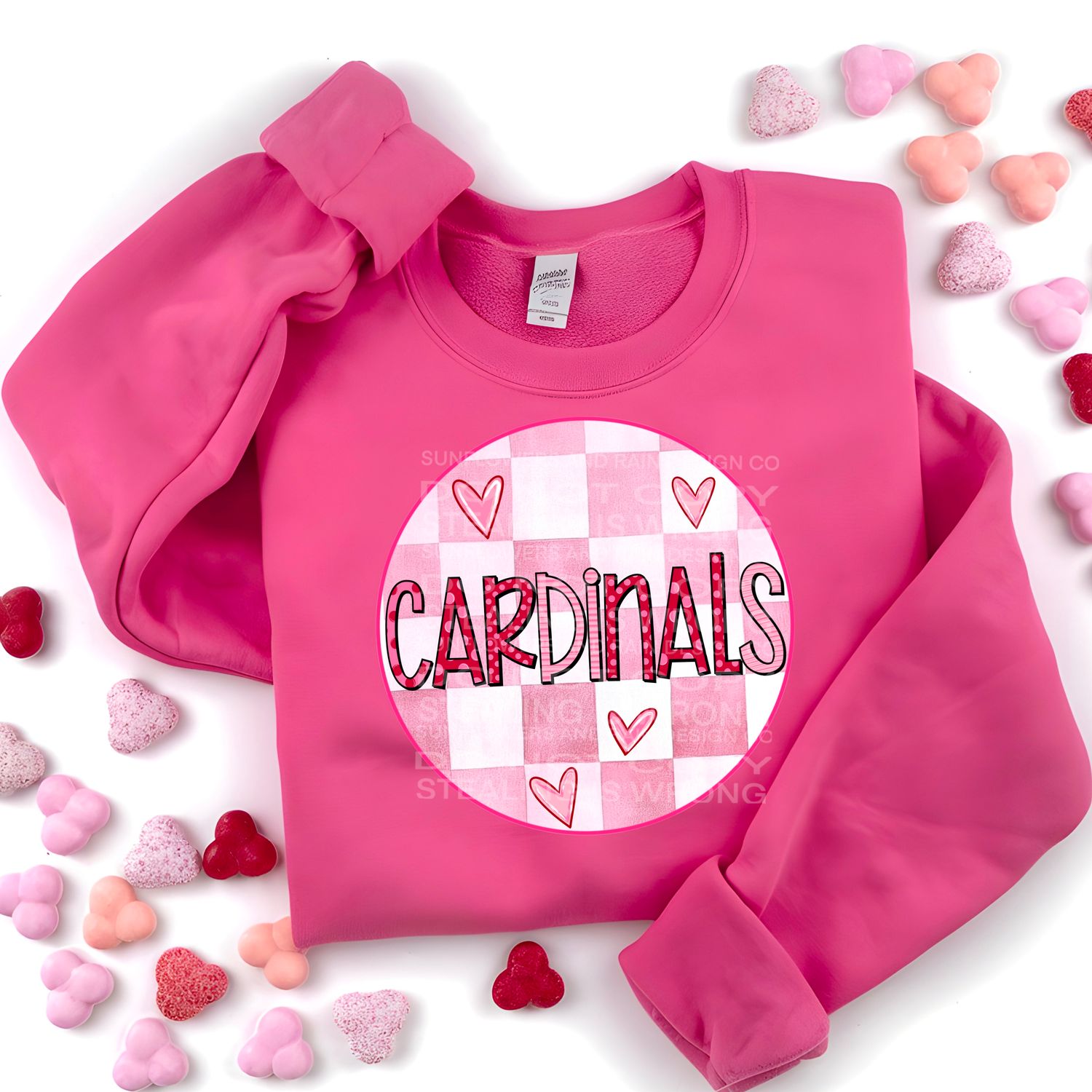 Cardinals Valentine’s Day Png file for sublimation and dtf T-shirts and prints.