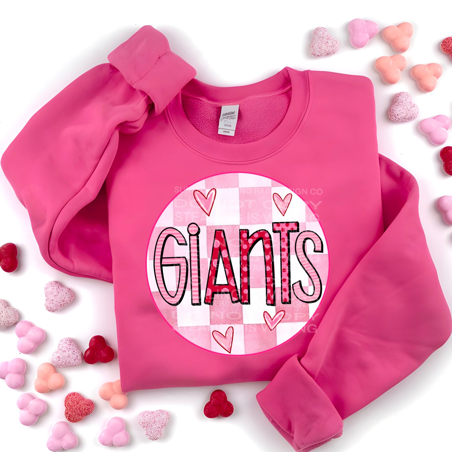 New York Giants Valentine’s Day Png file for sublimation and dtf T-shirts and prints.