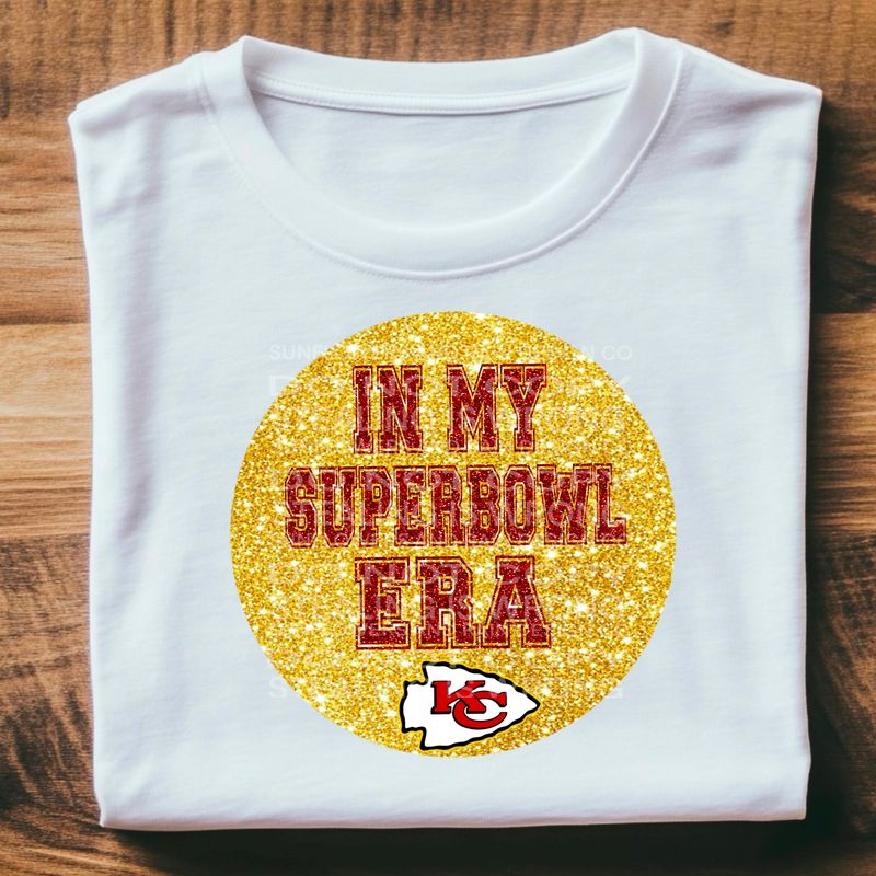 In my Super Bowl era glitter .Png file for sublimation and dtf T-shirts and prints.