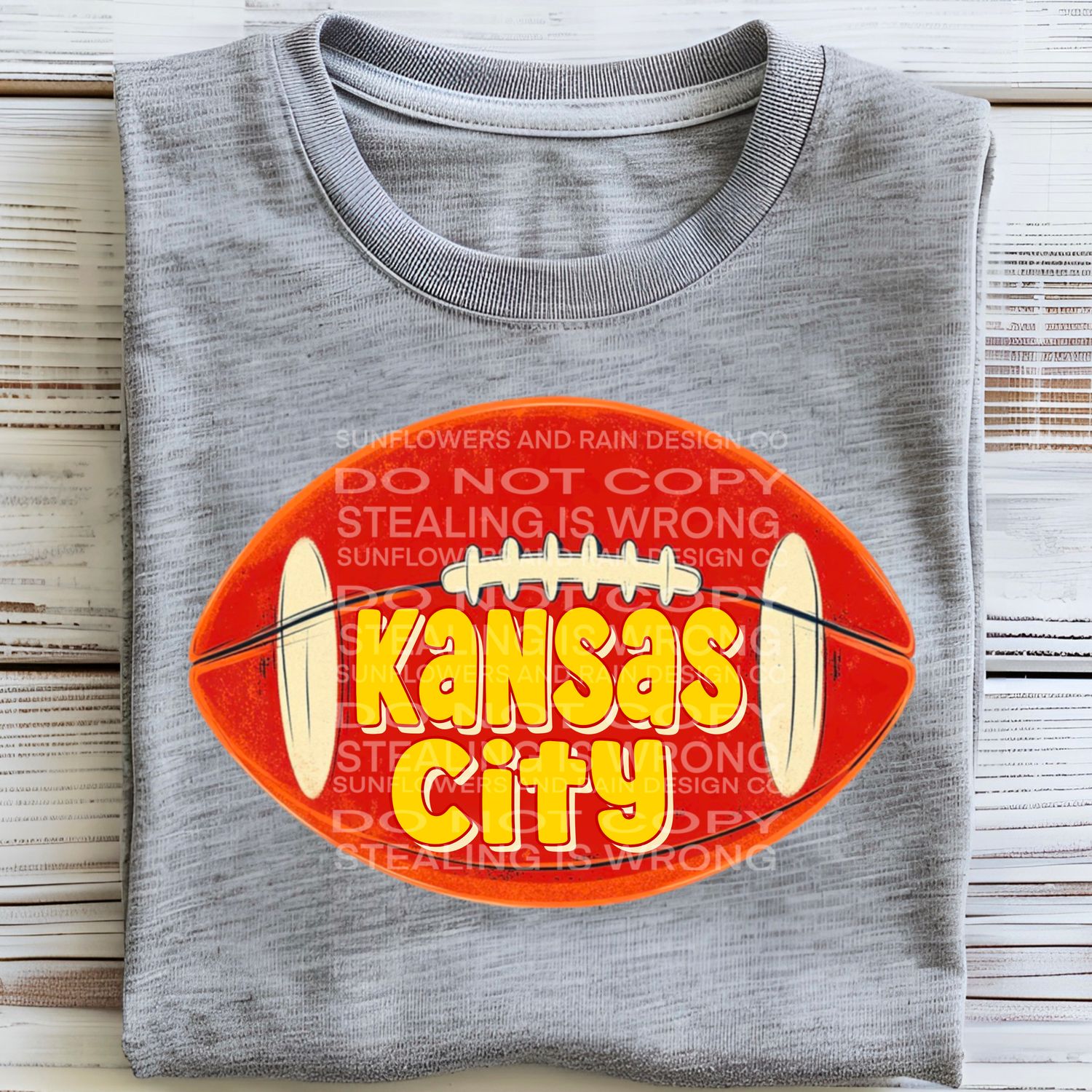 Kansas City football .Png file for sublimation and dtf T-shirts and prints.