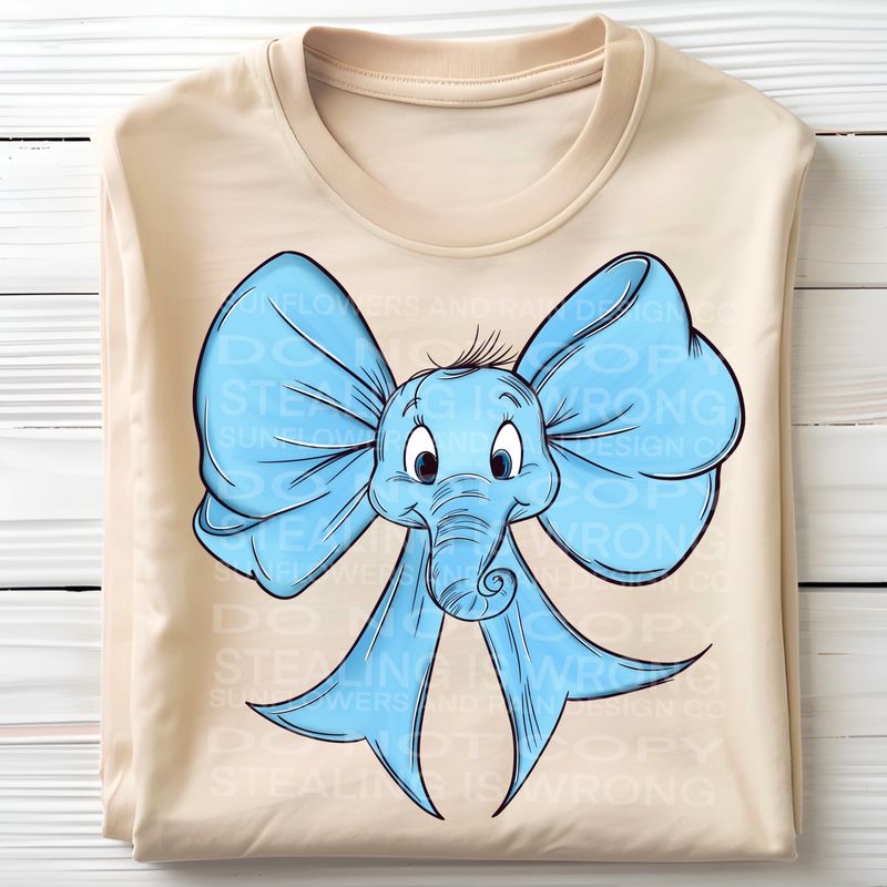 Horton coquette bow, read across America , SUESS , png file for sublimation and dtf shirts. Digital download only.