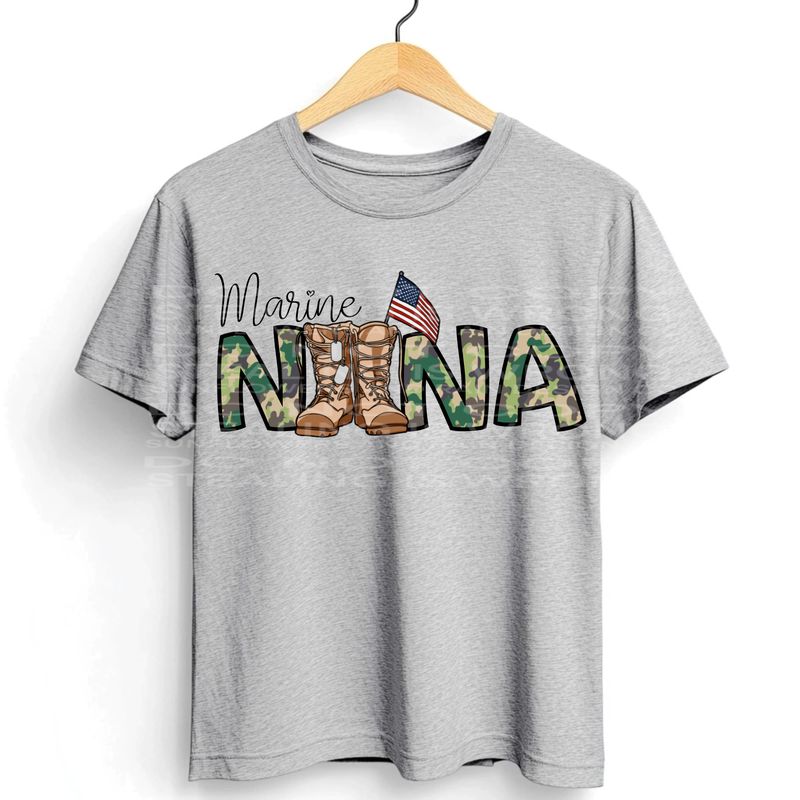 Marine Nana Or Nina digital download, Sublimation design.