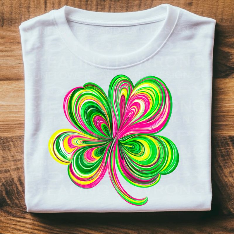 Shamrock clipart  png file for sublimation and dtf shirts. Digital download only.