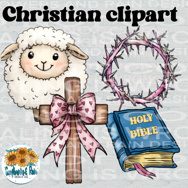 Christian clipart png file for sublimation and dtf shirts. Digital download only.